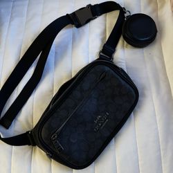 Coach Signature Canvas Belt Bag