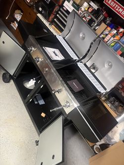 Gas And Charcoal Grill