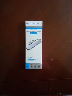 Type C adapter 8 In 1 USB 