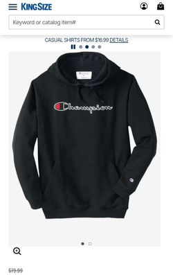 Men champion hoodie 3xl new nay blue/dark grey/ black