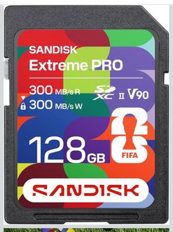 SANDISK 128GB SD Memory Card, FIFA World Cup 2026 Edition