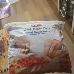 🍓 FRESAS PICADAS CONGELADAS – CAJA DE 10 LB 🍓