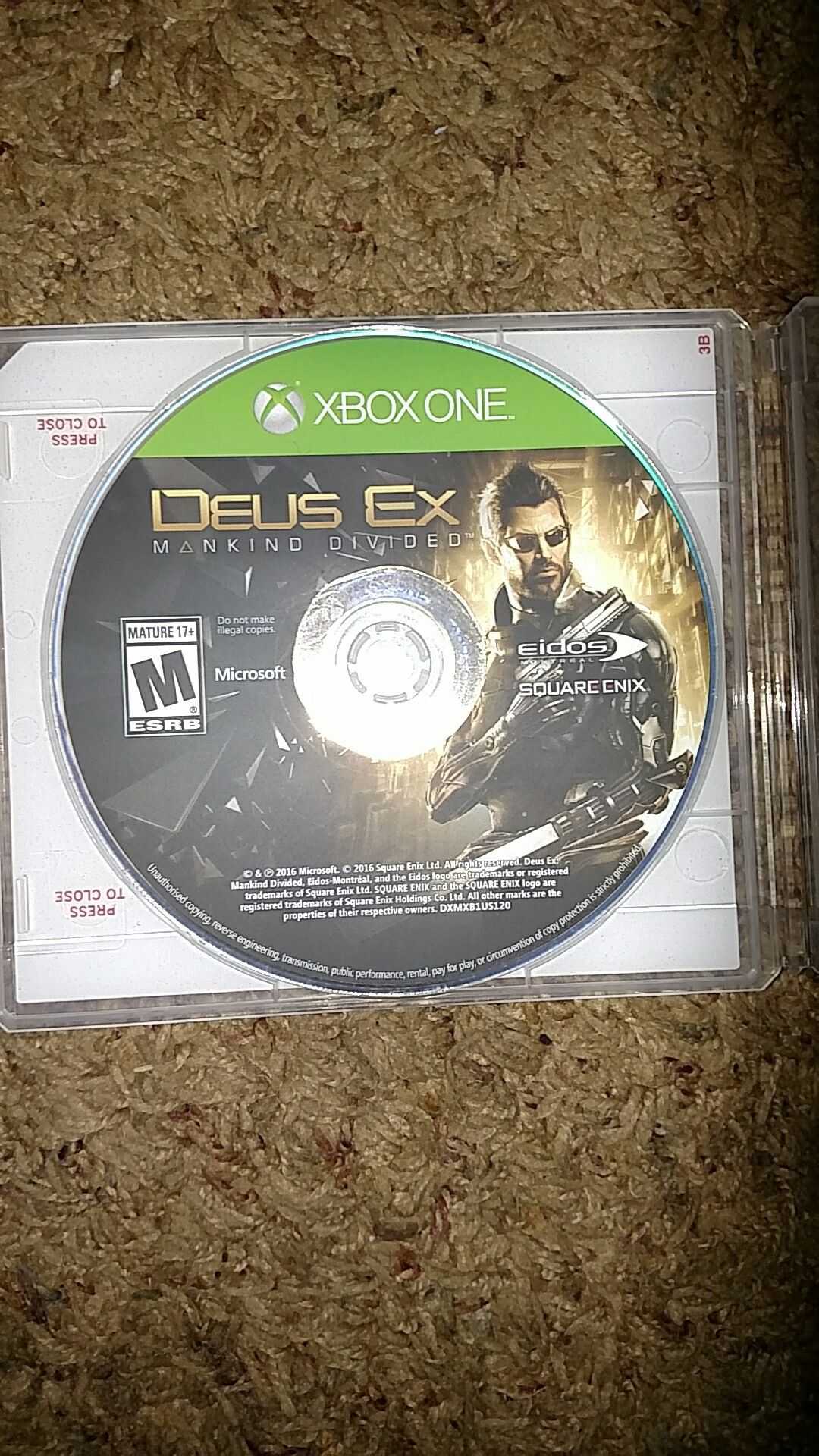 Xbox one Deus Ex game