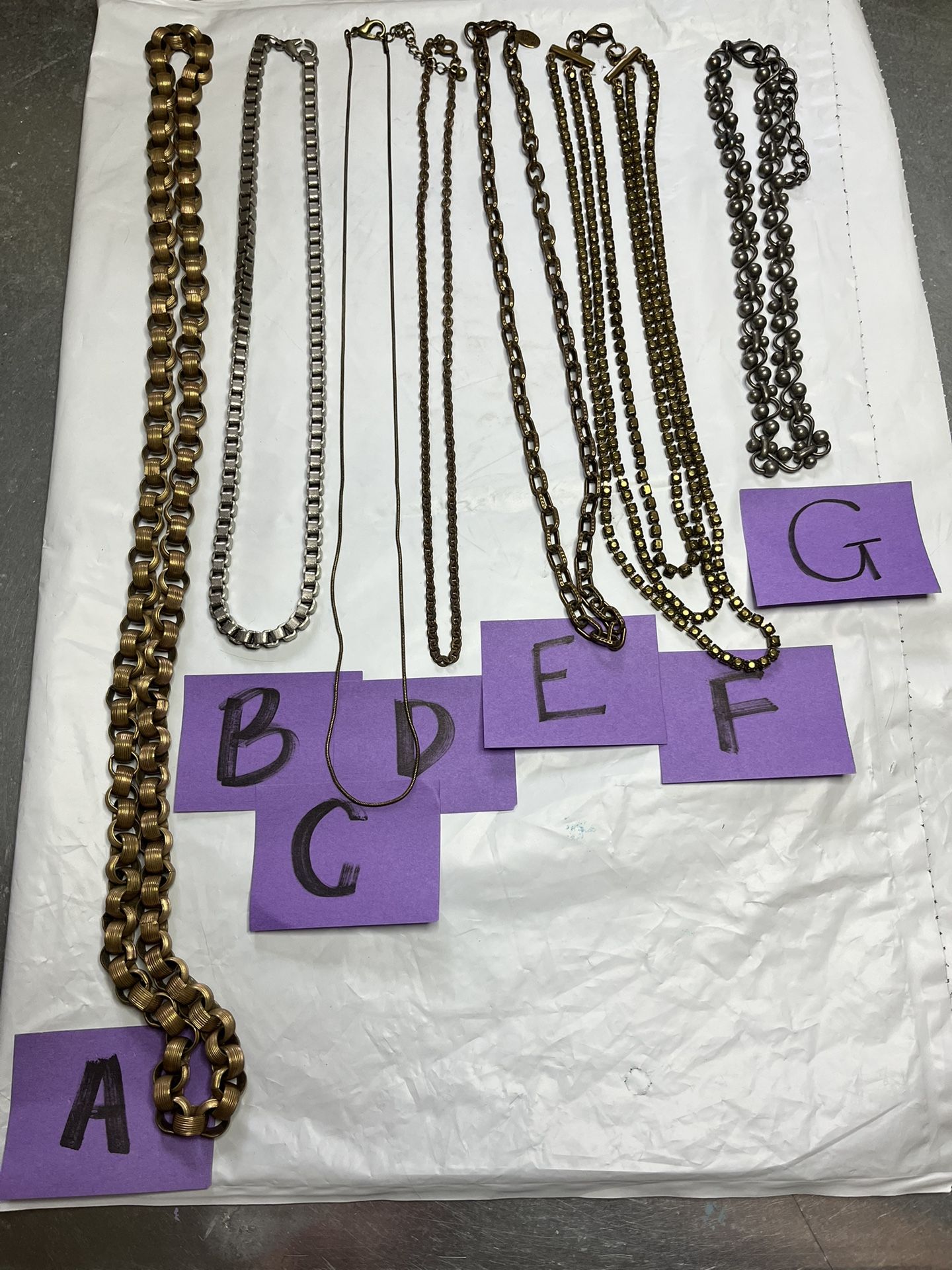 Various Chain Necklaces