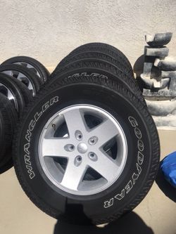 Wrangler good year tires