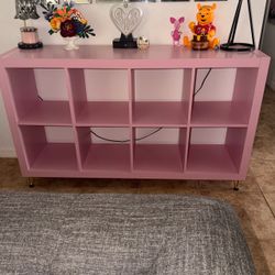Pink 8 cube organizer