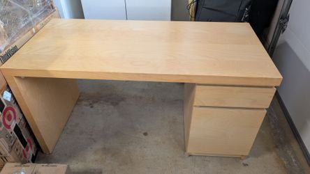 Ikea desk with storage