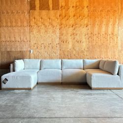 Henredon Murphy 6-Piece Modular Sectional with Ottoman