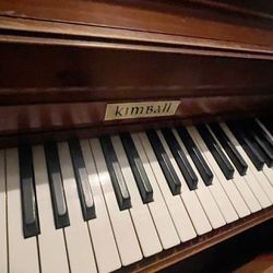 Kimball Upright Piano + Bench