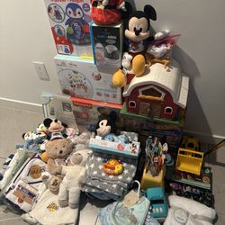 Huge Baby/Toddler Toy & Essentials Bundle – Disney, Fisher-Price, Baby Gear