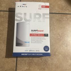 ARRIS (S33) - Cable Modem - Fast DOCSIS 3.1 Multi-Gigabit Cable Modem For Comcast Xfinity, Cox, Spectrum & More 1 & 2.5 Gbps Ports 2.5 Gbps Max Intern