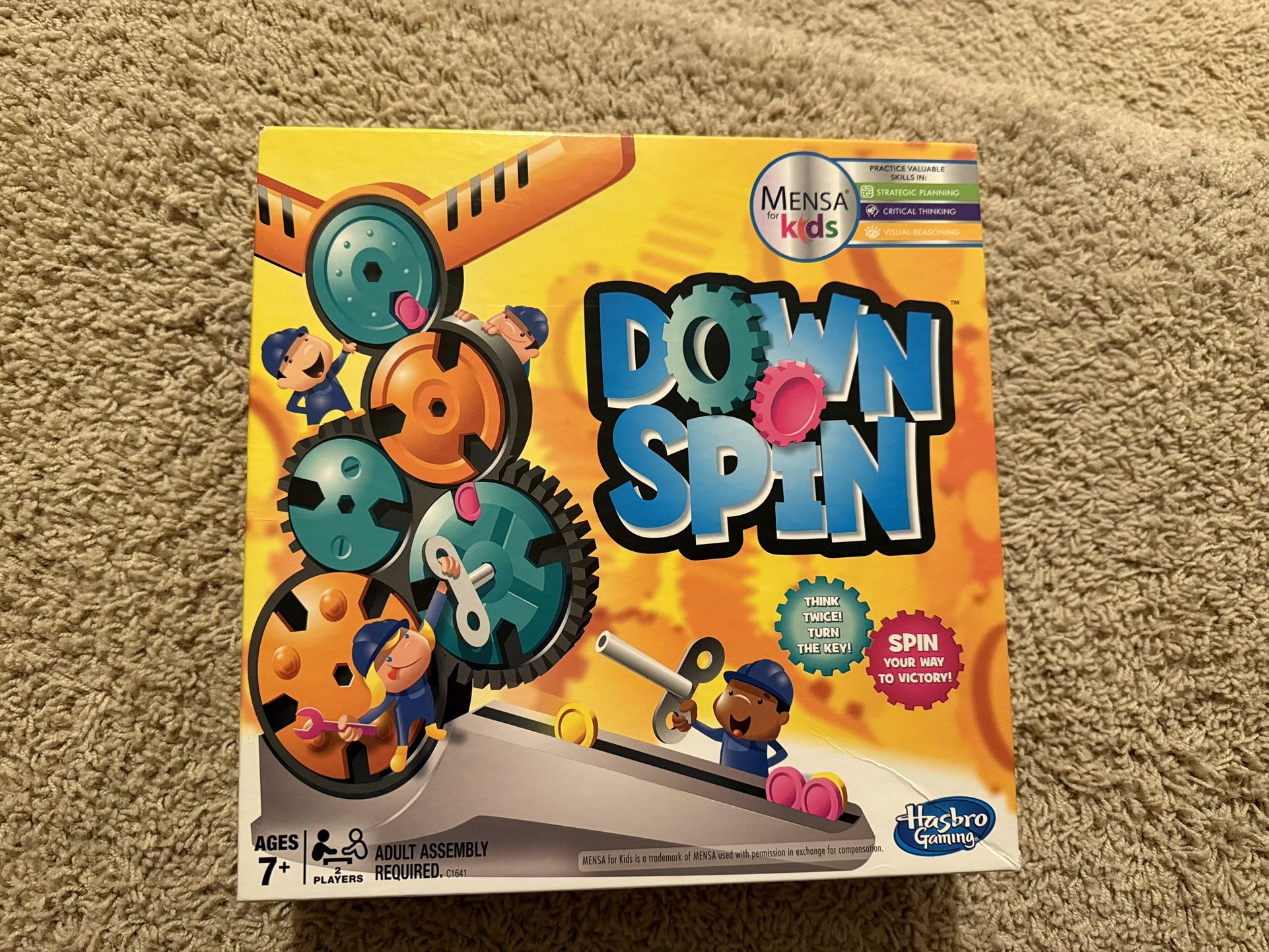 Down spin game
