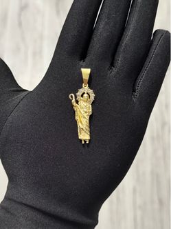 14K Gold filled San Judas Pendant