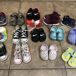 Assorted Child Boy and Girl Shoes 