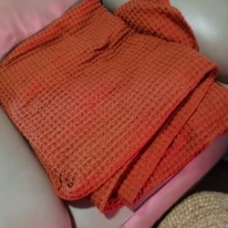 Rust Color Shower Curtain 