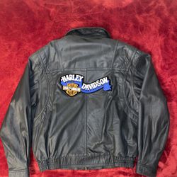 Harley Davidson Leather Jacket Medium
