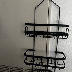 Hanging for bathroom organizers