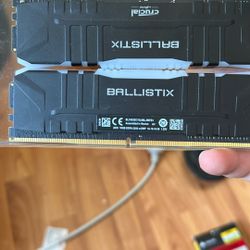 Ballistix Crucial Ram  8gb Each Stick 