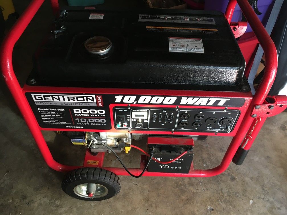 Gentron 10,000 Surge Watt - 8,000 Watt Generator