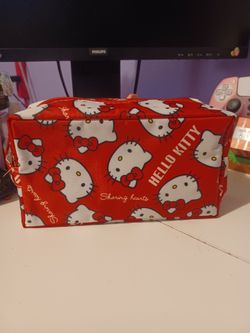 Hello kitty makeup bag  new