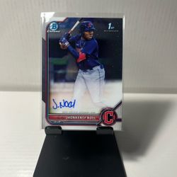 Baseball Card 1st Bowman Auto 