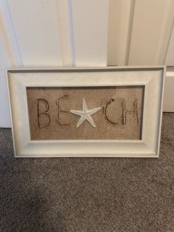 Framed Beach Shadow Box Wall Art