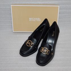 MICHAEL KORS designer heels pumps. Size 8.5 women's shoes. Black. Brand new in box 