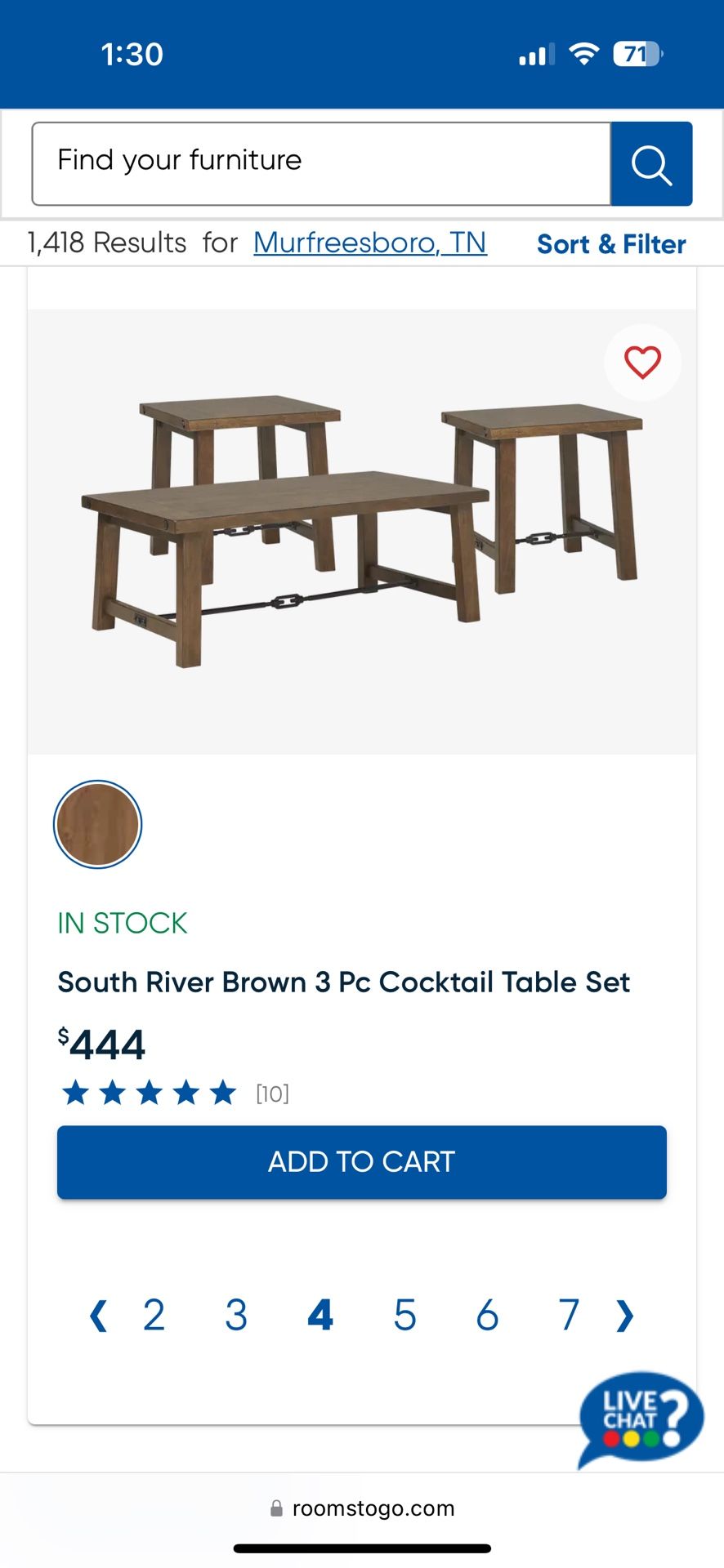 I Have A Really Nice Coffee Table & End Tables For Sell
