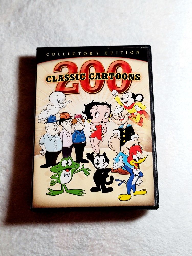 200 Classic Cartoons 4 Disc DVD Set