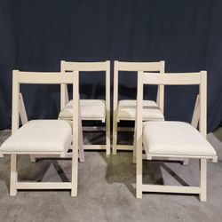 Folding Dining Chair Set of 4