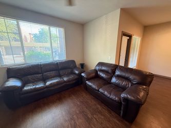 Couch and love seat