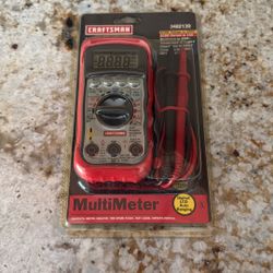 CRAFTSMAN 34-82141 8 Function Digital Multimeter  Volt AC/DC Sealed! New