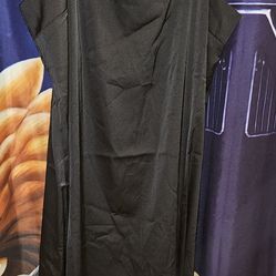 New Black Slip Dress Size 2x