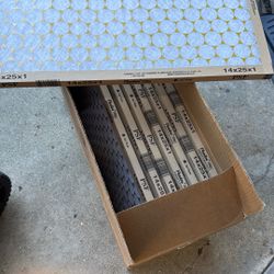 8 Filters For AC. They are 14x25x1” . All For $20