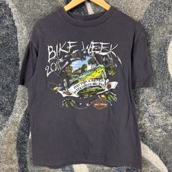 Harley-Davidson Bike Week 2011 T-Shirt Mens L Black Daytona