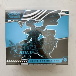 Pokémon Scarlet & Violet Black Bolt Elite Trainer Box – Sealed