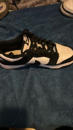 Nike Dunk Low Black and White Suede Sneakers