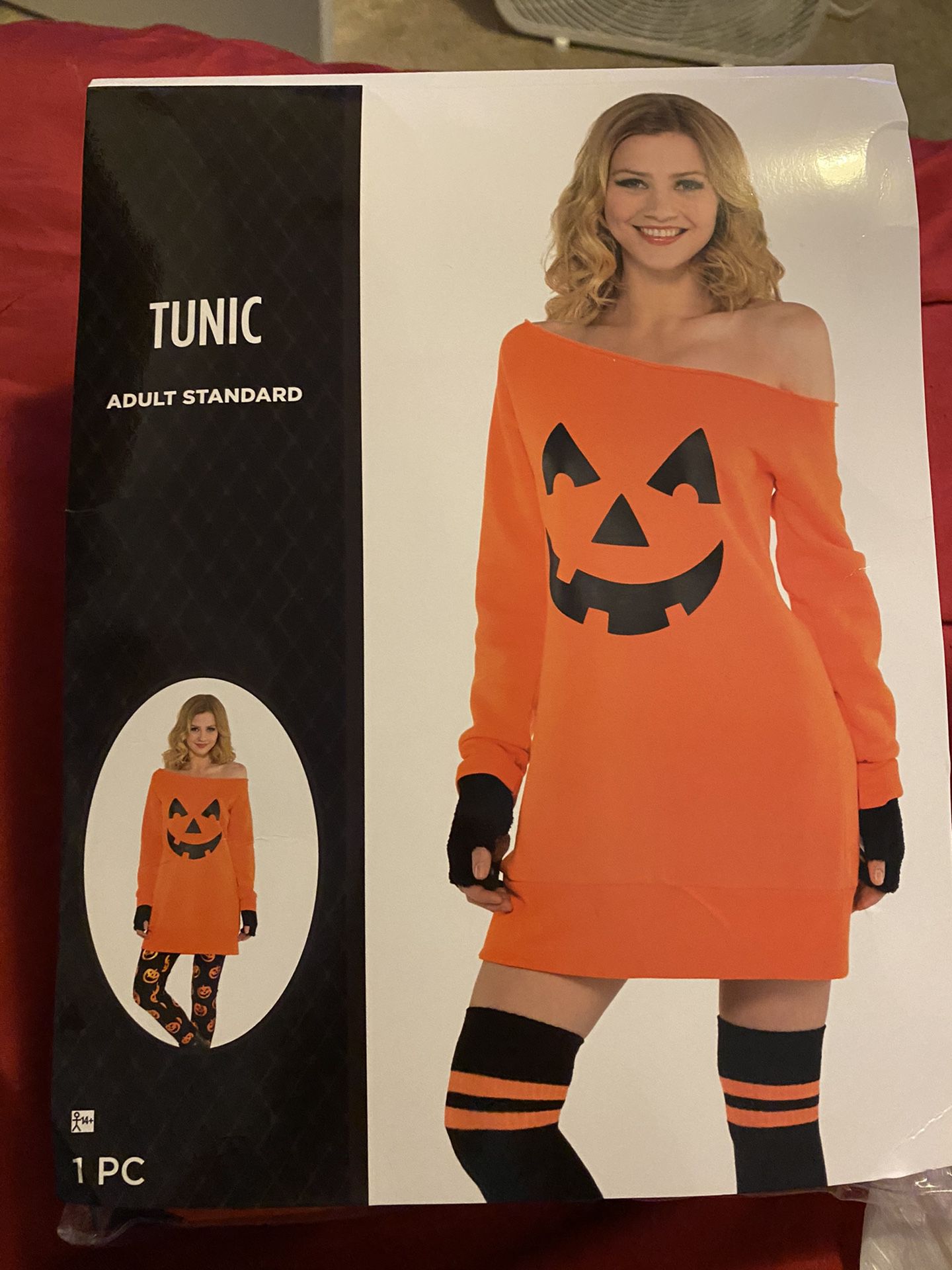 NEW pumpkin costume with free socks
