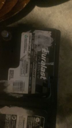Duralast car battery  platinum