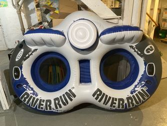 (#3) Patched - Intex River Run 2 Double Inflatable Float Tube Raft