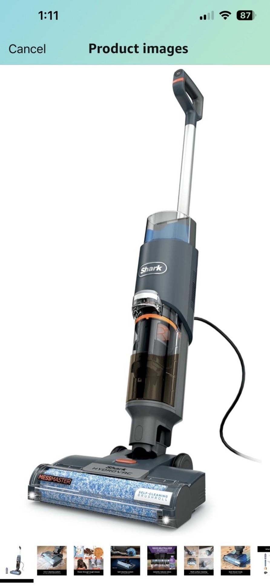 Shark HydroVac MessMaster Vacuum Cleaner