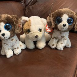 Ty Beanie - 3 Puppy Bundle