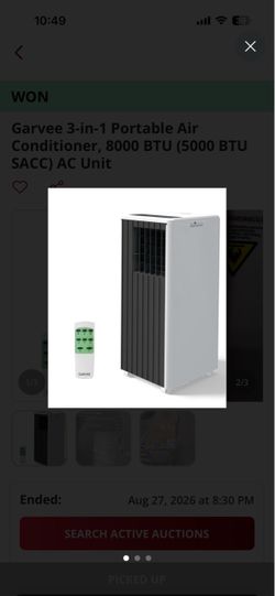 8000 Btu portable AC new