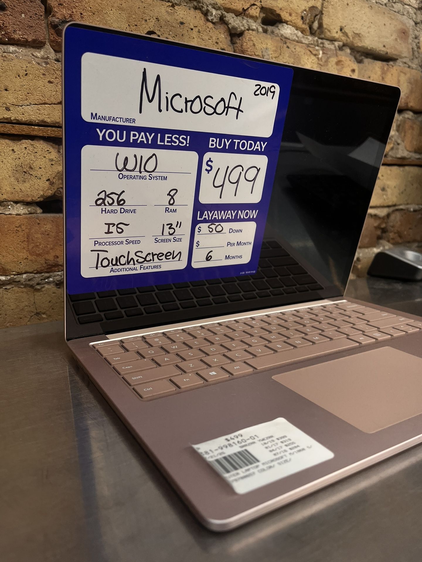 Microsoft Surface Laptop 3 1869