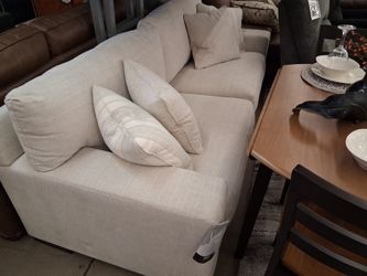 Sofa & Loveseat Set in White