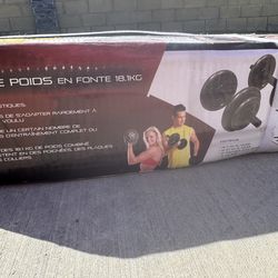 CAP Adjustable Cast Iron Dumbbell Set