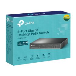 TP-Link TL-SG1008P V4 8-Port Gigabit PoE+ Compliant Unmanaged Switch