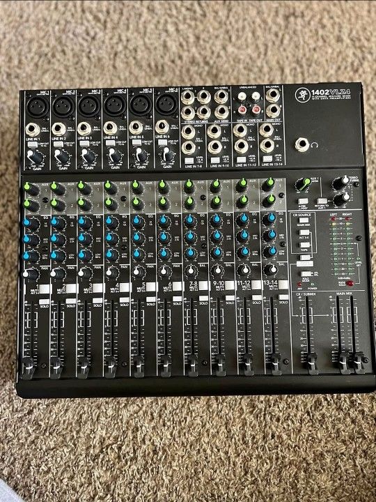 Mackie 1402 VLZ4 Audio Mixer – 14-Channel Stereo