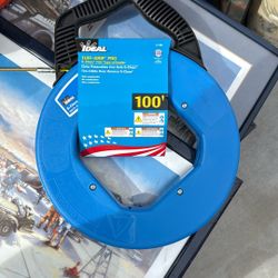 BRAND NEW 100' Ideal Tuff Grip 31-058 Blued-Steel Fish Tape 30m