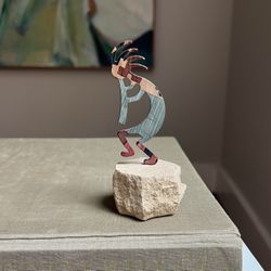 Small Kokopelli Figurine ( H4.5" ) firm on price 